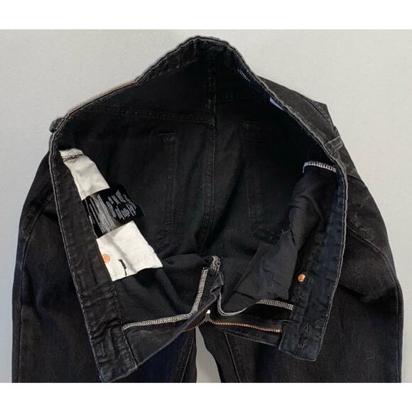 Volcom Vorta Slim Straight Stretch Denim Skate Jeans. Washed Black, Men's 30X32 - Picture 7 of 9